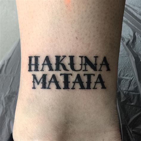 hakuna matata tattoo symbol|101 Best Hakuna Matata Tattoo Ideas You Have To See To。